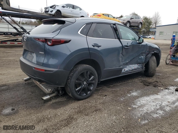 2022 Mazda CX-30 2.5 S Preferred Package with VIN 3MVDMBCL4NM457808, listed as a Copart auction lot 43832725 with 35,521 mi miles and Salvage Title. Bid and sale history available at carsss.com. Image 3.