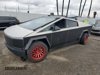 2024 Tesla Cybertruck Cyberbeast с VIN 7G2CEHEEXRA017091, выставлен на аукционе Copart как лот 49000325 с пробегом Не указан миль и Списание • Salvage title. История ставок и продаж доступна на DreamBid. Изображение 1.