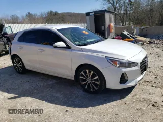 2018 Hyundai Elantra GT with VIN KMHH35LE8JU024888, listed as a Copart auction lot 46637144 with 76,454 mi miles and Salvage Title. Bid and sale history available at carsss.com. Image 4.