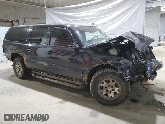 2006 Chevrolet Suburban Z71 with VIN 3GNFK16Z16G129800, listed as a Copart auction lot 51444955 with Not Provided miles and Salvage Title. Bid and sale history available at DreamBid. Image 4.
