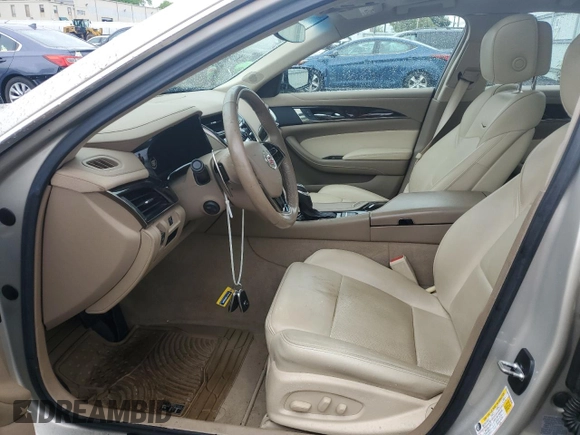 2014 Cadillac CTS Luxury AWD with VIN 1G6AX5SX0E0162681, listed as a Copart auction lot 55647855 with 45,426 mi miles and Salvage Title. Bid and sale history available at DreamBid. Image 7.