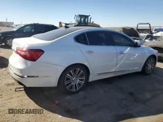 2015 Kia Cadenza Premium with VIN KNALN4D71F5177078, listed as a Copart auction lot 78436614 with 105,651 mi miles and Salvage Title. Bid and sale history available at carsss.com. Image 3.