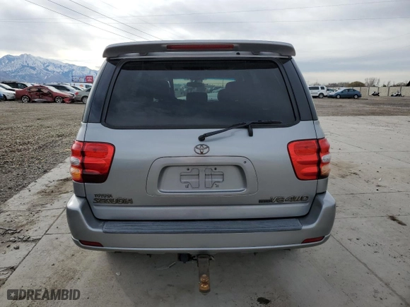 2003 Toyota Sequoia Limited with VIN 5TDBT48A53S166018, listed as a Copart auction lot 47781875 with 201,072 mi miles and Salvage Title. Bid and sale history available at carsss.com. Image 6.