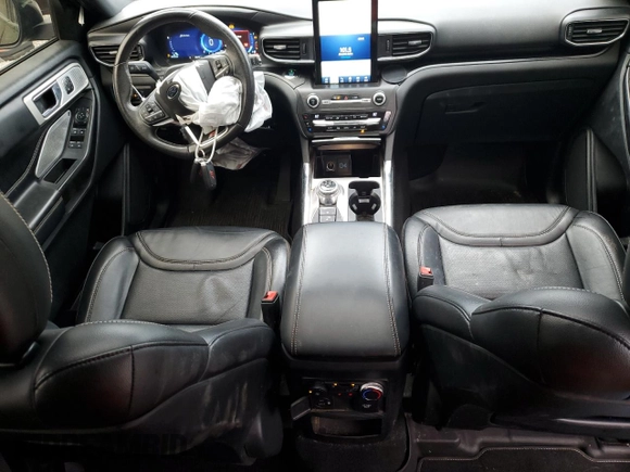 2020 Ford Explorer ST with VIN 1FM5K8GC2LGC73205, listed as a Copart auction lot 51080725 with 128,257 mi miles and Salvage Title. Bid and sale history available at DreamBid. Image 8.
