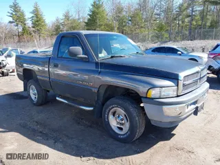 2001 Dodge Ram 1500 with VIN 1B7HF16ZX1S332207, listed as a IAAI auction lot 42018752 with 46,964 mi miles. Bid and sale history available at carsss.com. Image 1.