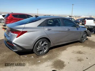 2024 Hyundai Elantra Limited with VIN KMHLP4DG7RU741495, listed as a Copart auction lot 48252005 with 15,049 mi miles and Salvage Title. Bid and sale history available at DreamBid. Image 3.