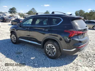 2021 Hyundai Santa Fe Hybrid Blue with VIN KM8S2DA17MU007345, listed as a Copart auction lot 76374064 with 58,190 mi miles and Salvage Title. Bid and sale history available at carsss.com. Image 2.