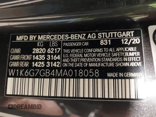 2021 Mercedes-Benz S 580 z VIN W1K6G7GB4MA018058, wystawiony jako IAAI lot #42216352 z przebiegiem 4 445 mil mil oraz . Historia ofert i sprzedaży dostępna na DreamBid. Obrazek 9.