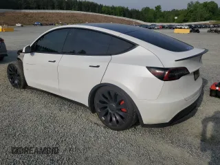2021 Tesla Model Y Performance z VIN 5YJYGDEF0MF258819, wystawiony jako Copart lot #53944085 z przebiegiem 55 252 mil mil oraz Szkoda całkowita • Salvage title. Historia ofert i sprzedaży dostępna na DreamBid. Obrazek 2.
