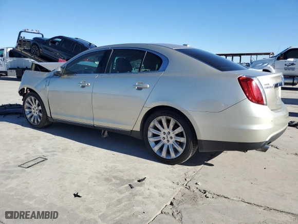2011 Lincoln MKS with VIN 1LNHL9DR5BG614751, listed as a Copart auction lot 87233414 with 93,434 mi miles and Salvage Title. Bid and sale history available at carsss.com. Image 2.
