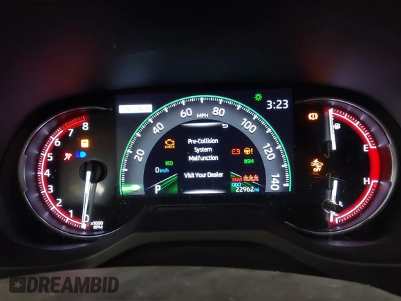 2023 Toyota RAV4 XLE Premium with VIN JTMA1RFV7PD097029, listed as a IAAI auction lot 42509730 with 22,962 mi miles and . Bid and sale history available at DreamBid. Image 7.