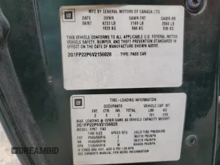 1997 Chevrolet Camaro Z28 z VIN 2G1FP22P6V2156828, wystawiony jako Copart lot #57651625 z przebiegiem 131 803 mil mil oraz Szkoda całkowita • Salvage title. Historia ofert i sprzedaży dostępna na DreamBid. Obrazek 12.