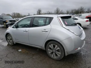 2015 Nissan LEAF SV with VIN 1N4AZ0CP6FC324845, listed as a Copart auction lot 43324283 with 53,815 mi miles. Bid and sale history available at carsss.com. Image 2.