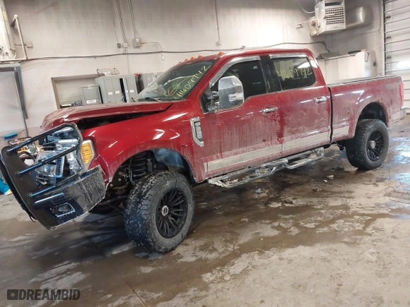 2017 Ford Super Duty F-250 SRW Lariat with VIN 1FT7W2B61HEE54573, listed as a IAAI auction lot 41609742 with 104,555 mi miles. Bid and sale history available at carsss.com. Image 17.