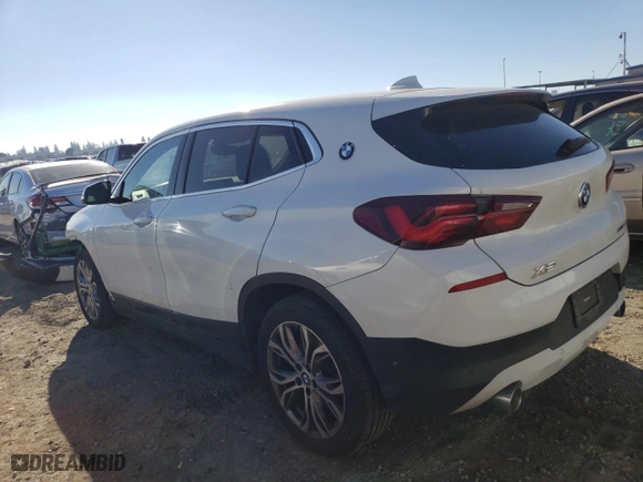 2022 BMW X2 sDrive28i with VIN WBXYH9C02N5U08296, listed as a Copart auction lot 41355765 with 70,328 mi miles and Salvage Title. Bid and sale history available at carsss.com. Image 2.