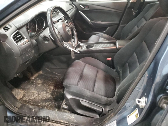 2016 Mazda 6 i Sport with VIN JM1GJ1U55G1405038, listed as a Copart auction lot 51106835 with 144,241 mi miles and Salvage Title. Bid and sale history available at DreamBid. Image 7.