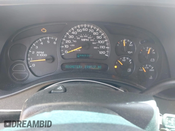 2005 GMC Yukon SLE z VIN 1GKEC13T85R150731, wystawiony jako IAAI lot #42385199 z przebiegiem 199 527 mil mil oraz . Historia ofert i sprzedaży dostępna na DreamBid. Obrazek 7.