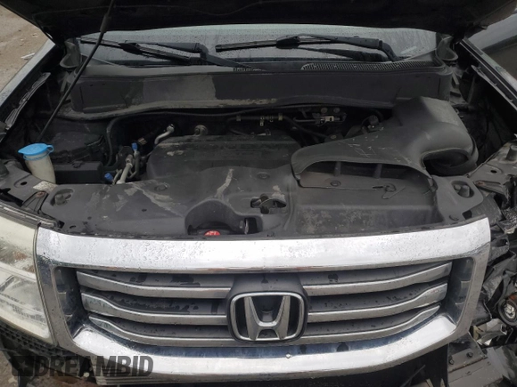 2013 Honda Pilot EX-L with VIN 5FNYF4H67DB040181, listed as a Copart auction lot 54472635 with 158,794 mi miles and Salvage Title. Bid and sale history available at carsss.com. Image 12.
