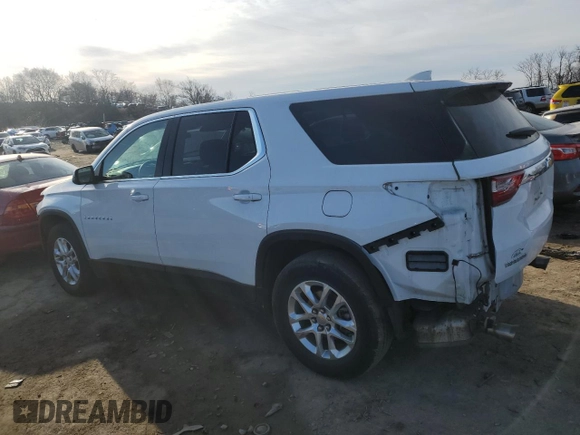 2021 Chevrolet Traverse LS with VIN 1GNERFKW2MJ114492, listed as a Copart auction lot 42866124 with 40,936 mi miles. Bid and sale history available at carsss.com. Image 2.