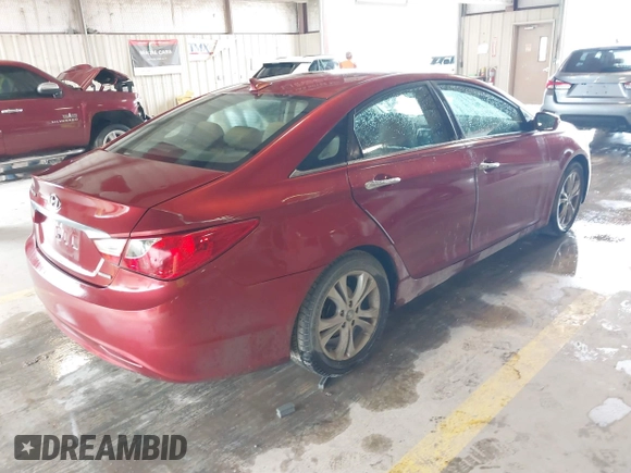 2011 Hyundai Sonata Limited with VIN 5NPEC4AC9BH268077, listed as a IAAI auction lot 41902841 with 207,224 mi miles and . Bid and sale history available at DreamBid. Image 4.