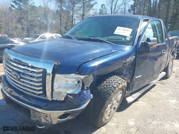 2012 Ford F-150 XL with VIN 1FTFW1ET7CFA56763, listed as a IAAI auction lot 41770505 with 198,568 mi miles. Bid and sale history available at carsss.com. Image 6.