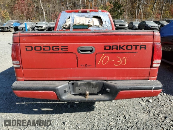1999 Dodge Dakota SLT with VIN 1B7FL26X0XS233747, listed as a Copart auction lot 78819034 with 231,948 mi miles and Salvage Title. Bid and sale history available at carsss.com. Image 6.