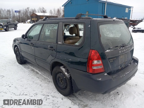 2003 Subaru Forester X with VIN JF1SG63643H749712, listed as a Copart auction lot 77907234 with 166,974 mi miles and Salvage Title. Bid and sale history available at carsss.com. Image 2.
