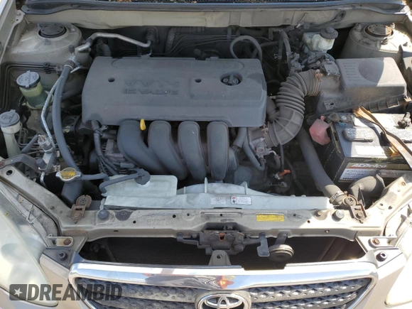 2005 Toyota Corolla CE with VIN 2T1BR30E75C477744, listed as a Copart auction lot 55444585 with Not provided miles and Salvage title. Bid and sale history available at DreamBid. Image 11.