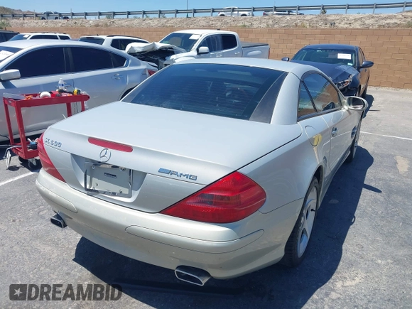 2003 Mercedes-Benz SL 500 z VIN WDBSK75F43F010443, wystawiony jako IAAI lot #42270762 z przebiegiem Nie podano mil oraz . Historia ofert i sprzedaży dostępna na DreamBid. Obrazek 4.