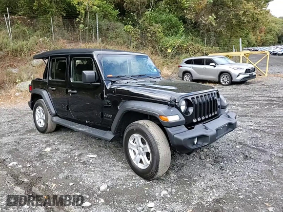 2022 Jeep Wrangler Unlimited High Tide with VIN 1C4HJXDG0NW180276, listed as a Copart auction lot 75798804 with 30,696 mi miles and Salvage Title. Bid and sale history available at DreamBid. Image 14.
