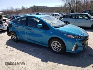 2020 Toyota Prius LE with VIN JTDKARFP9L3146348, listed as a Copart auction lot 52568685 with 41,105 mi miles and Salvage Title. Bid and sale history available at DreamBid. Image 4.