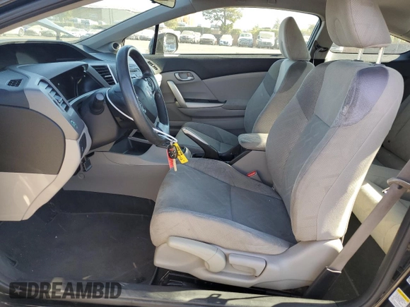 2012 Honda Civic Cpe LX with VIN 2HGFG3B59CH519341, listed as a Copart auction lot 73415724 with 80,910 mi miles and Salvage Title. Bid and sale history available at carsss.com. Image 7.