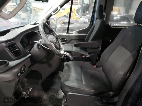 2022 Ford Transit with VIN 1FDAX9XG6NKA77311, listed as a Copart auction lot 45721065 with 94,100 mi miles and Salvage Title. Bid and sale history available at DreamBid. Image 7.