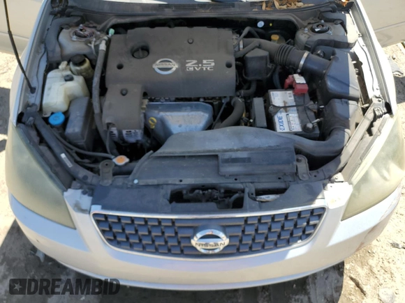 2006 Nissan Altima 2.5 S with VIN 1N4AL11D46C248381, listed as a Copart auction lot 51163395 with 102,640 mi miles and Salvage Title. Bid and sale history available at carsss.com. Image 11.