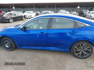 2019 Honda Civic Sedan Sport with VIN 2HGFC2F83KH592715, listed as a IAAI auction lot 41609225 with 1 mi miles. Bid and sale history available at carsss.com. Image 14.