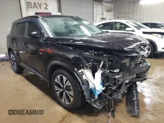 2022 Nissan Rogue SV with VIN 5N1BT3BB8NC717277, listed as a Copart auction lot 46154015 with 28,356 mi miles and Salvage Title. Bid and sale history available at carsss.com. Image 4.