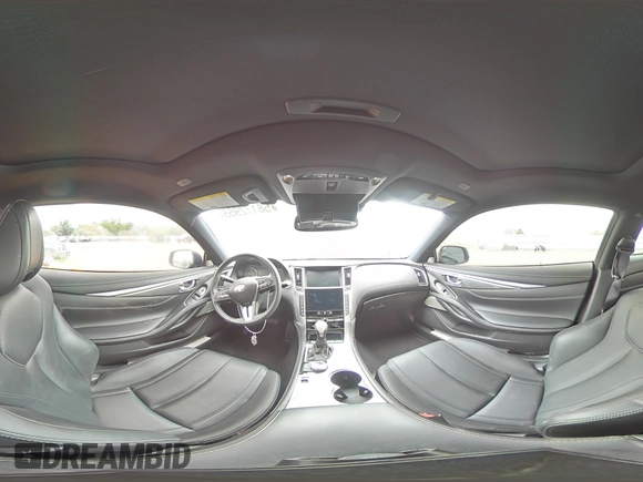 2017 Infiniti Q60 Premium with VIN JN1EV7EL8HM551447, listed as a Copart auction lot 58172955 with 43,457 mi miles and Salvage title. Bid and sale history available at DreamBid. Image 15.