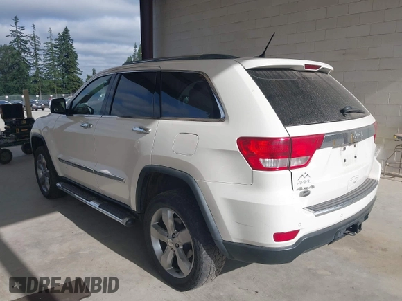 2011 Jeep Grand Cherokee Overland with VIN 1J4RR6GG0BC683624, listed as a IAAI auction lot 42729697 with 212,739 mi miles and . Bid and sale history available at DreamBid. Image 3.