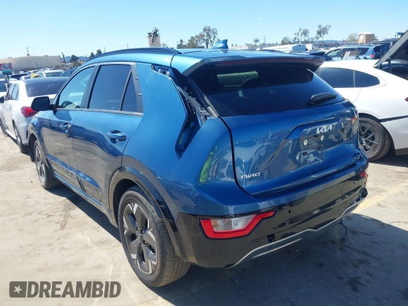 2023 Kia Niro Wind with VIN KNDCR3L19P5038753, listed as a IAAI auction lot 41750599 with 59,182 mi miles. Bid and sale history available at carsss.com. Image 3.
