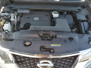 2015 Nissan Pathfinder SV z VIN 5N1AR2MN0FC672297, wystawiony jako Copart lot #57278785 z przebiegiem 85 083 mil mil oraz Szkoda całkowita • Salvage title. Historia ofert i sprzedaży dostępna na DreamBid. Obrazek 12.