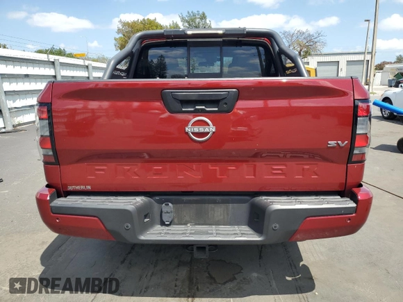 2022 Nissan Frontier SV z VIN 1N6ED1EJ4NN626305, wystawiony jako Copart lot #52002845 z przebiegiem 67 208 mil mil oraz Szkoda całkowita • Salvage title. Historia ofert i sprzedaży dostępna na DreamBid. Obrazek 6.