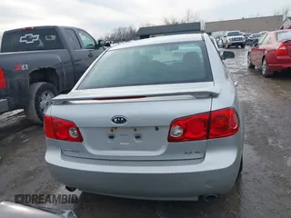 2007 Kia Optima EX with VIN KNAGE124875157565, listed as a IAAI auction lot 41553065 with 189,258 mi miles. Bid and sale history available at carsss.com. Image 16.