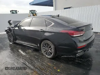 2018 Genesis G80 Sport z VIN KMHGN4JB1JU250294, wystawiony jako Copart lot #71487574 z przebiegiem Nie podano mil oraz Szkoda całkowita • Salvage title. Historia ofert i sprzedaży dostępna na DreamBid. Obrazek 2.