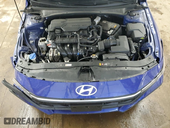 2024 Hyundai Elantra SEL z VIN KMHLM4DG7RU821582, wystawiony jako Copart lot #60502485 z przebiegiem 27 736 mil mil oraz Nie do naprawy • Non repairable. Historia ofert i sprzedaży dostępna na DreamBid. Obrazek 11.