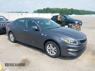 2016 Kia Optima LX with VIN KNAGT4L33G5111199, listed as a IAAI auction lot 42380970 with 97,072 mi miles and . Bid and sale history available at DreamBid. Image 1.