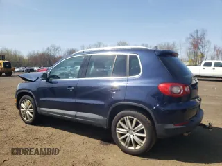 2011 Volkswagen Tiguan SE with VIN WVGBV7AX1BW563598, listed as a Copart auction lot 54215895 with 109,373 mi miles and Salvage Title. Bid and sale history available at DreamBid. Image 2.