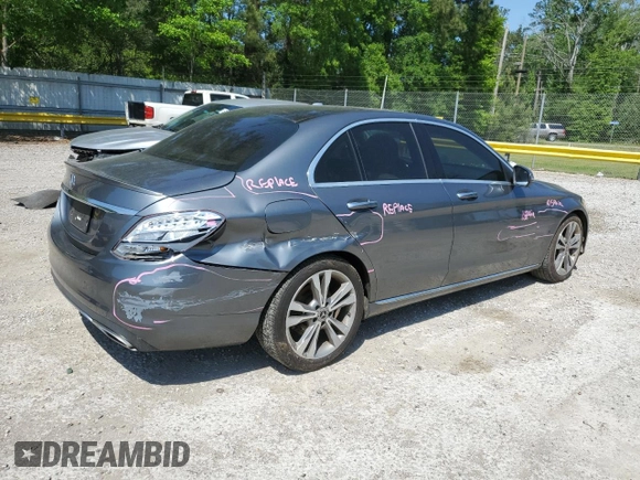 2017 Mercedes-Benz C C 300 with VIN WDDWF4JB1HR292660, listed as a Copart auction lot 52553005 with 110,942 mi miles and Salvage Title. Bid and sale history available at carsss.com. Image 3.