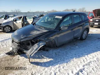 2016 Mazda CX-5 Sport with VIN JM3KE2BE9G0654060, listed as a Copart auction lot 46165355 with 102,120 mi miles and Salvage Title. Bid and sale history available at carsss.com. Image 1.