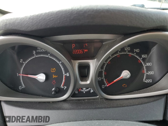 2011 Ford Fiesta SES with VIN 3FADP4FJ8BM102964, listed as a Copart auction lot 48426955 with 220,067 mi miles and Clean Title. Bid and sale history available at carsss.com. Image 9.