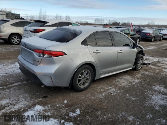 2023 Toyota Corolla Hybrid LE with VIN JTDBDMHE8P3004598, listed as a Copart auction lot 87259744 with 133,039 mi miles and Salvage Title. Bid and sale history available at carsss.com. Image 3.